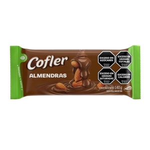 CHOCOLATE COFLER LECHE CON ALMENDRAS 140 GR