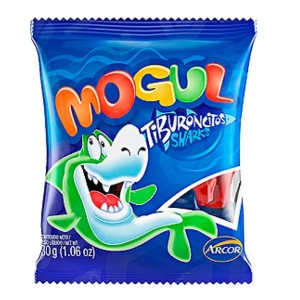 GOMITAS MOGUL TIBURONCITOS 80 GR