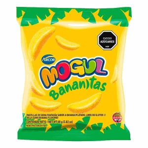 GOMITAS MOGUL BANANITAS 80 GR