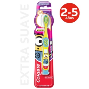 CEPILLO DENTAL COLGATE SMILES BARBIE o MINIONS 2 a-5 AÑOS