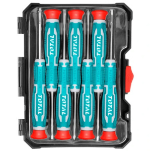 SET DESTORNILLADOR DE PRECISIÓN TOTAL X 7 PIEZAS