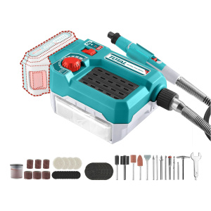 MINITORNO INALAMBRICO TOTAL 20V CON CARGADOR Y BATERÍA
