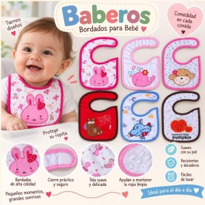 BABAERO DE TELA - VARIOS DISEÑOS